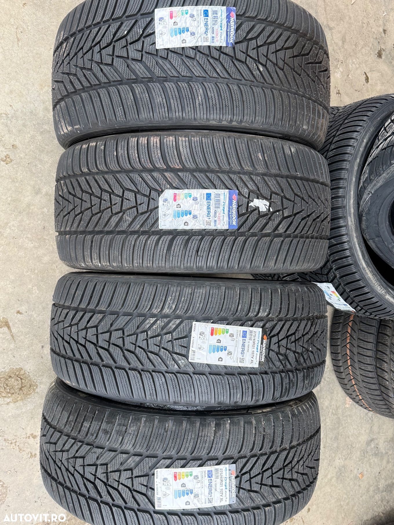 Vând set anvelope 275/40/21-305/35/21 hankook de iarnă noi - 1