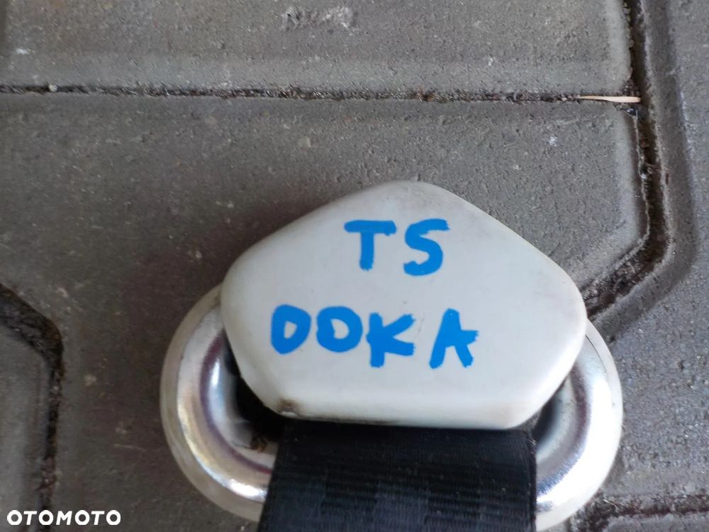 VW T5 T6 DOKA SKRZYNIOWY PASY TYŁ TYLNE KOMPLET - 4