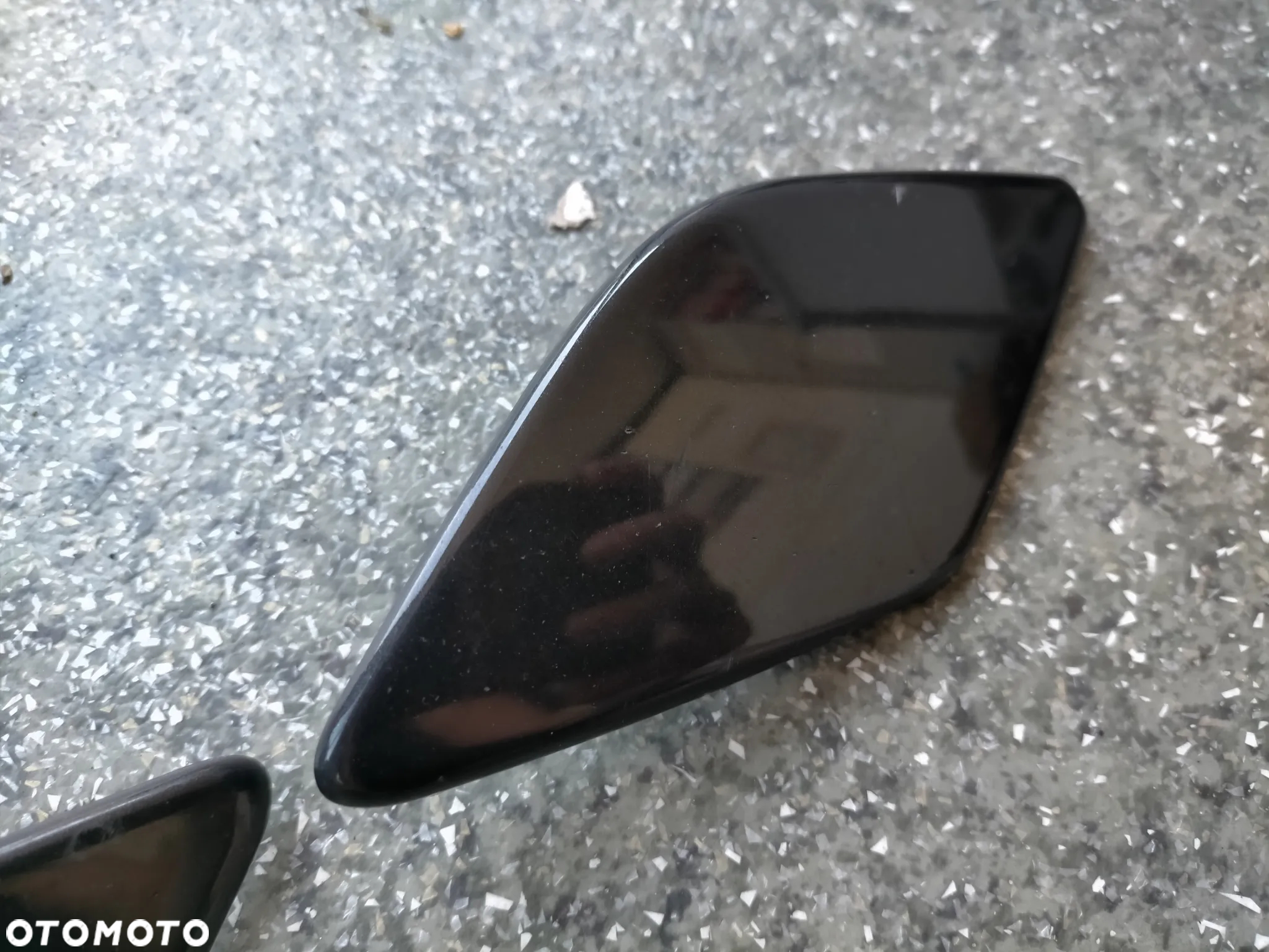 Zaślepka spryskiwacza lewa prawa renault scenic III Grand Scenic III NV676 czarny - 3