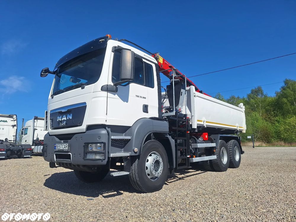 MAN TGS 33.360 E5/ 6X4 / WYWROT / BORDMATIC / HMF 1444/ Import Francja - 1