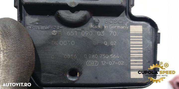 Clapeta acceleratie A6510900370 2.2cdi Euro 5 Mercedes-Benz E-Class W - 2