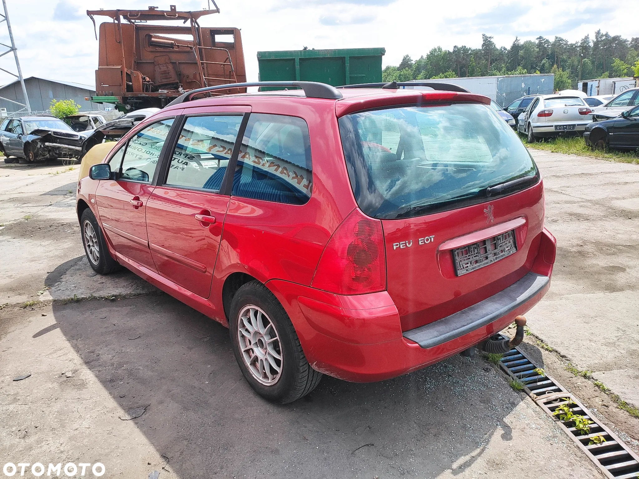 Peugeot 307 kombi silnik 2.0 HDi 90km lakier EKQD na części - 4