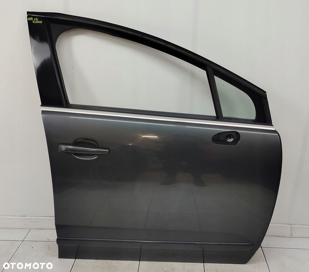 PEUGEOT 5008 I 09R- DRZWI PRAWE PRZEDNIE PRAWY PRZÓD KTP KTPD - 1