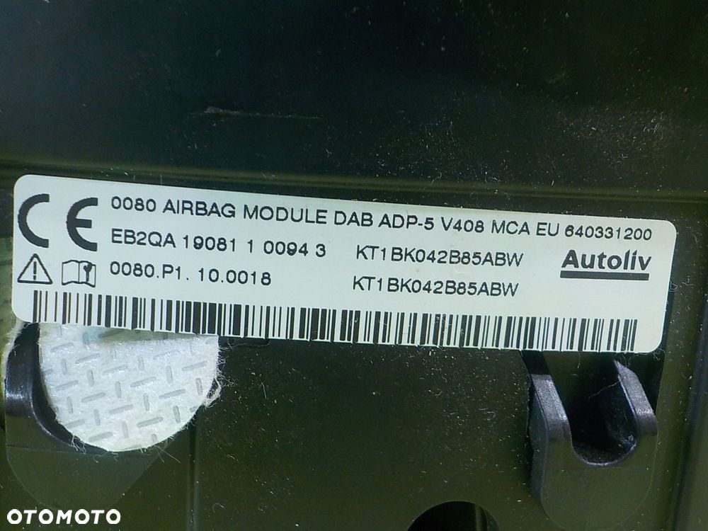 TRANSIT CONNECT MK2 LIFT 1.5 B 19r VAN AIRBAG poduszka kierowcy BK042B85ABW - 5
