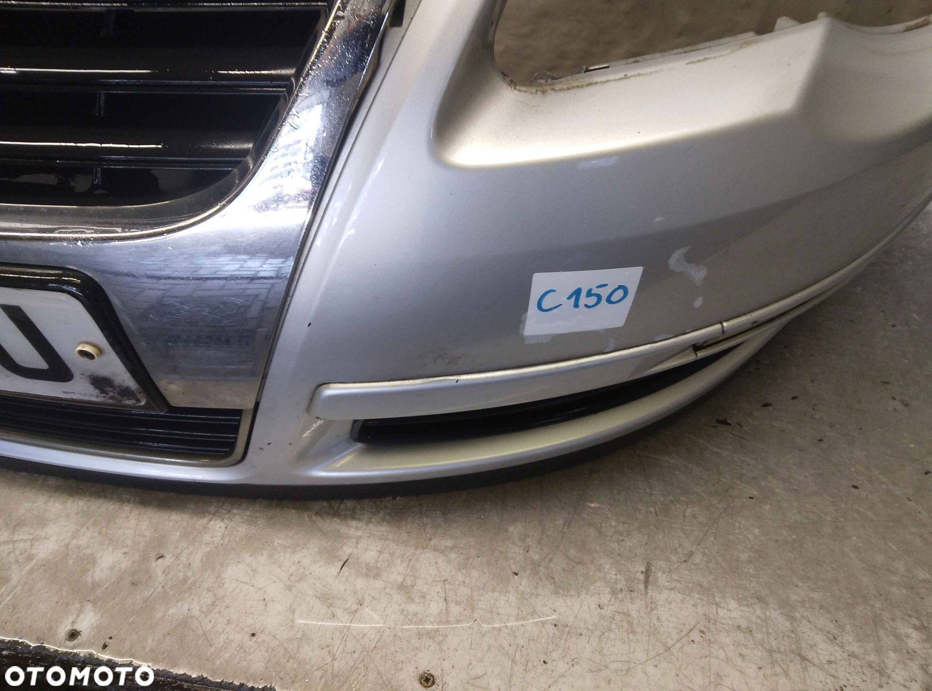 ^ ZDERZAK PRZÓD PRZEDNI VW VOLKSWAGEN PASSAT B6 LA7W SREBRNY - 6