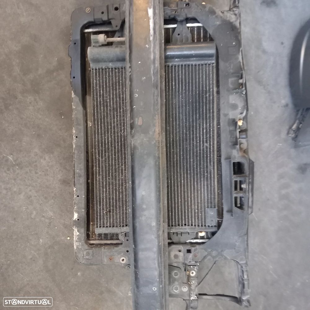 Frente fibra com reforço radiador agua ac e ventilador seat ibiza 6l - 1