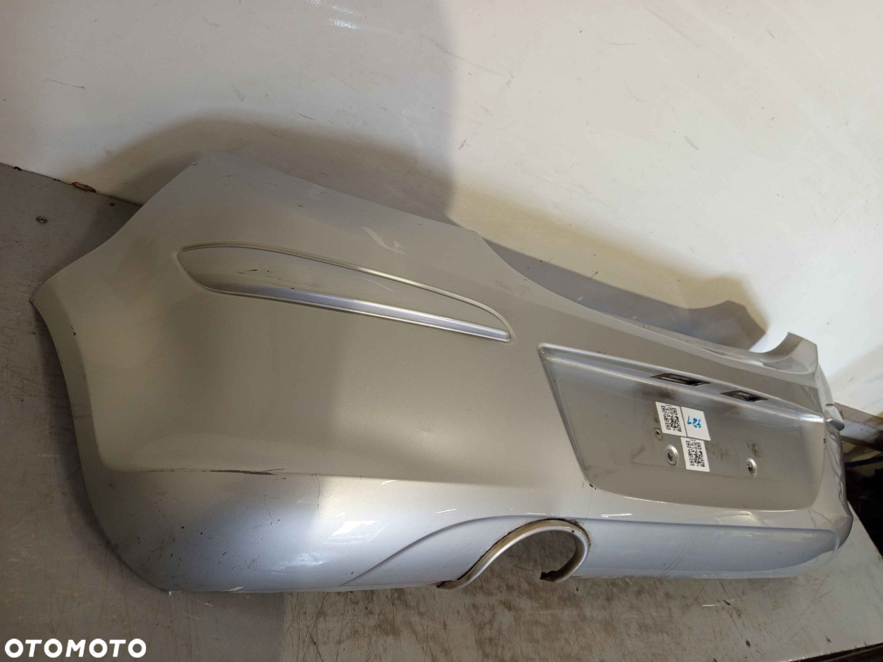 + ZDERZAK TYŁ TYLNY DO OPEL CORSA D Z157 SREBRNY 5D 5 DRZWI HB - 2