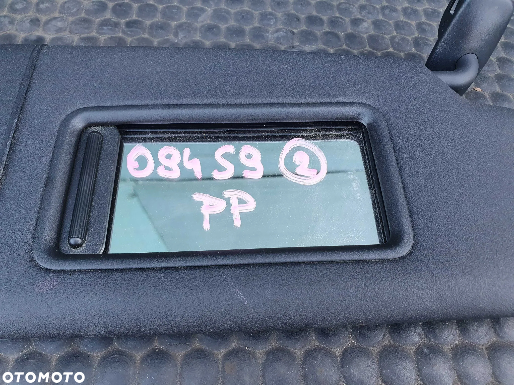 Daszek 8E0/1857551 8E0/2857552 8E0857562 Słonecznik Czarne S-Line Oslona Przeciwsloneczna Podświetlane Lewa Prawa AUDI A4 B6 B7 - 24