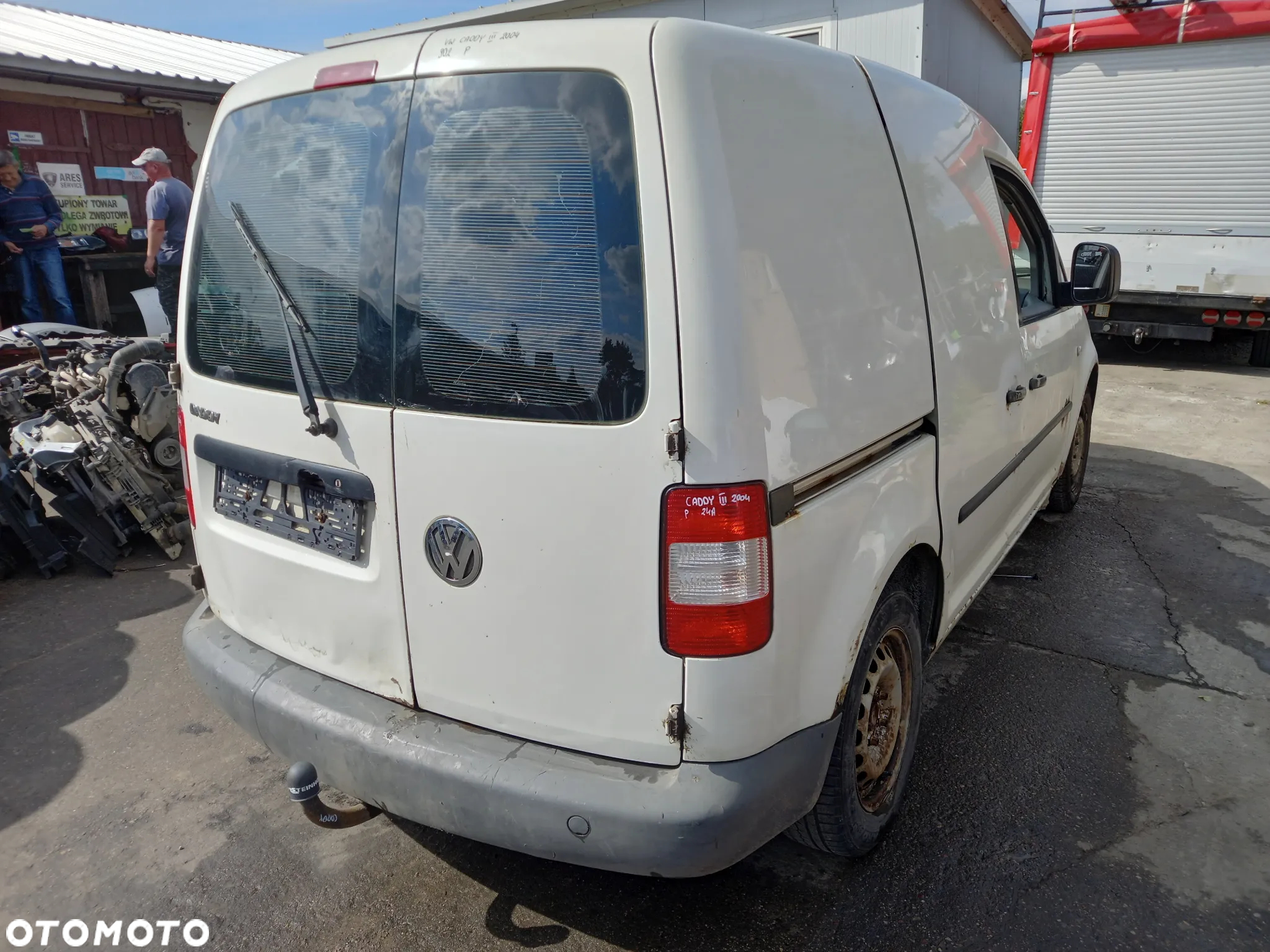 VW CADDY III DRZWI PRAWY TYŁ PRAWE TYLNE Z KLAPY BAGAŻNIKA KLAPA 902 - 13