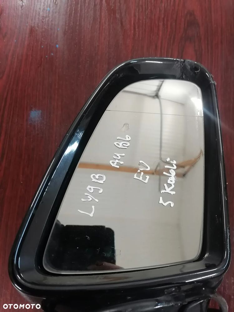 Lusterko Prawe LY9B 5-Pin/Kabli Audi A4 B6 B7 Europa - 5