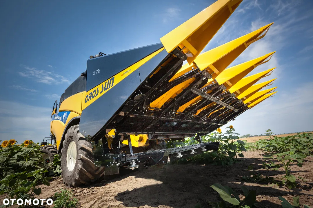 Oros SUN 876 8 rzędowy, Nowe Przystawki do zbioru słonecznika, - 13