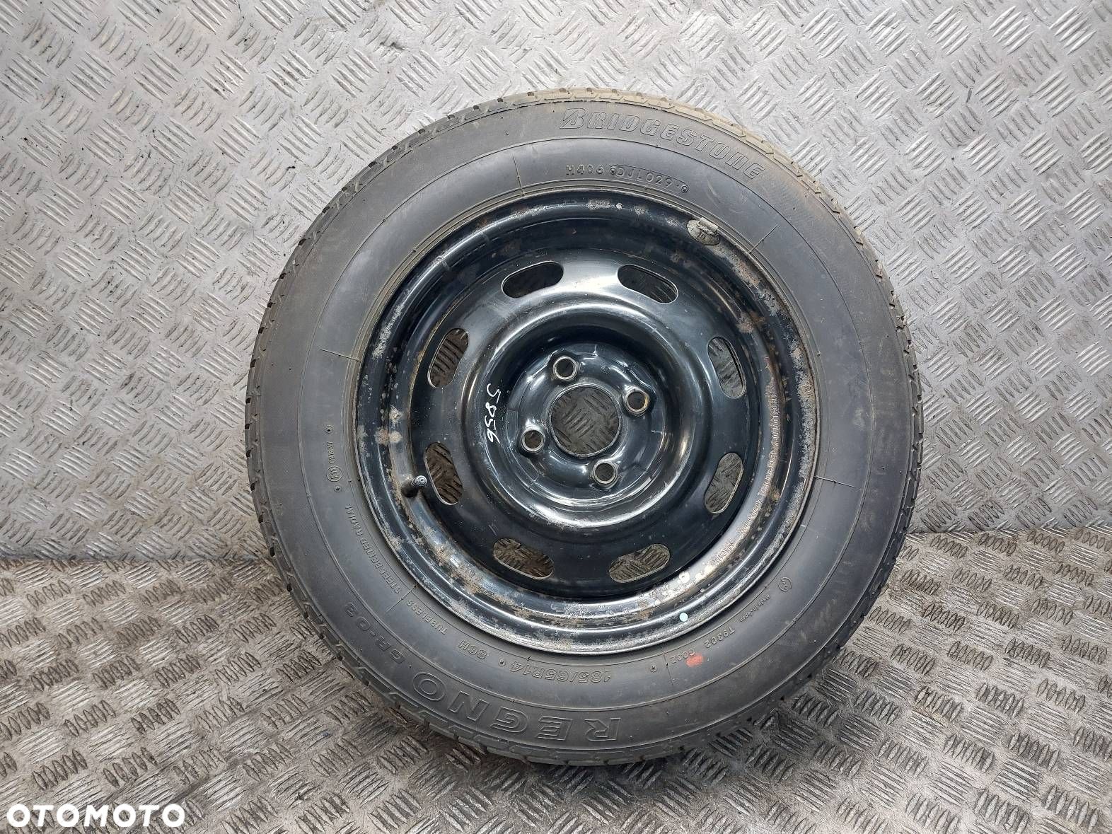 KOŁO FELGA OPONA ZAPAS 4X100 6Jx14 FI59,1 185/65R14 NISSAN ALMERA N15 - 1