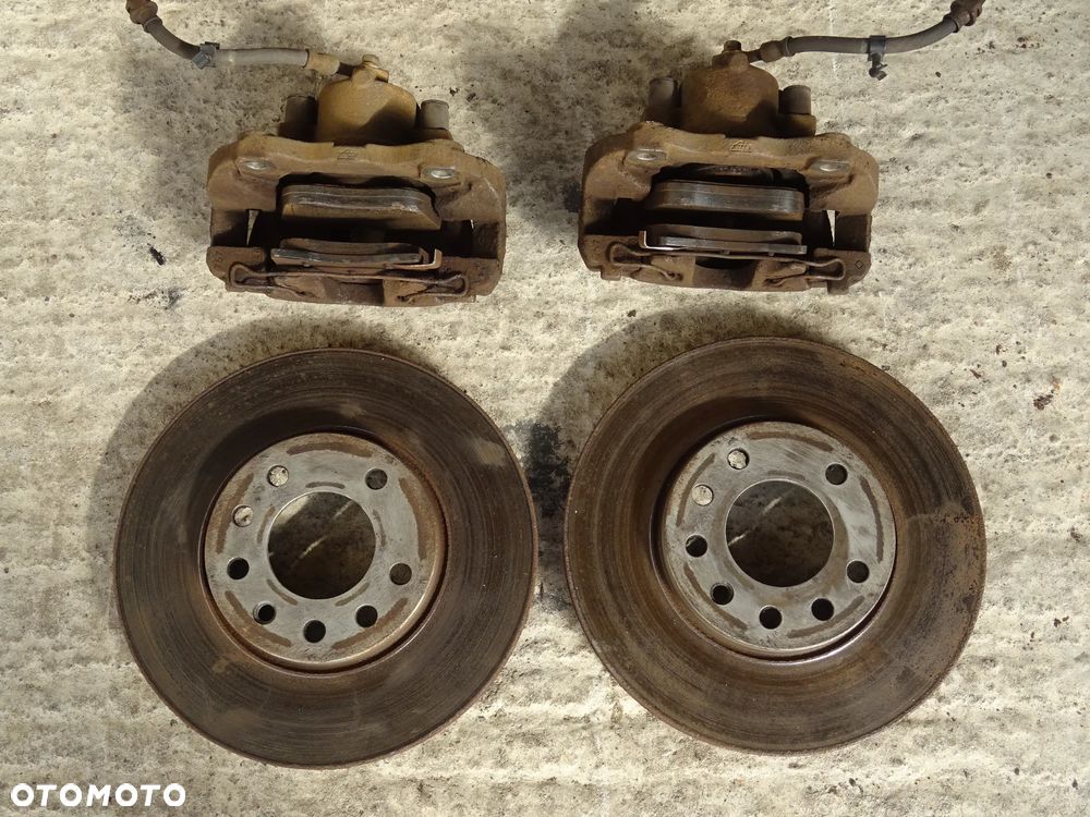 OPEL ZAFIRA B ASTRA H ZACISK PRAWY LEWY PRZÓD JARZMO ZACISKI PRZEDNIE 57/25 280mm - 1