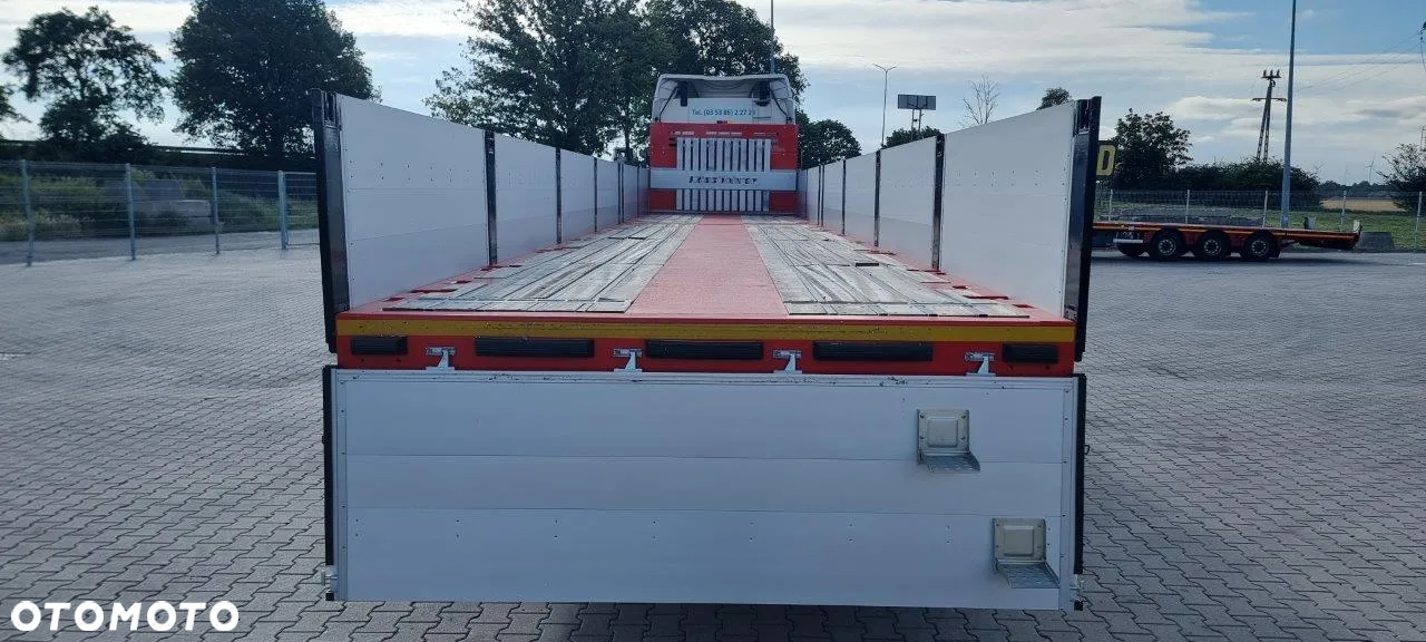 Kassbohrer Kaessbohrer naczepa platforma rozciągana, burty aluminiowe - 12