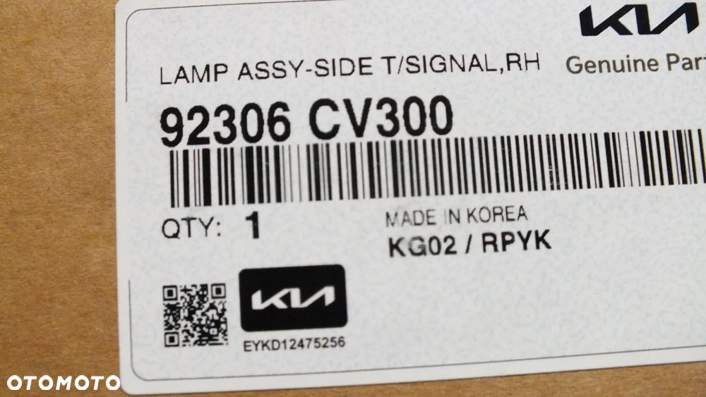 Lampa tylna prawa Kia EV6 kierunkowskaz  92306CV300 - 6