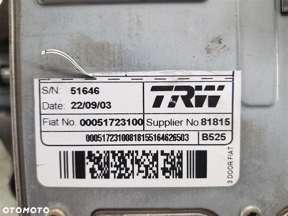 Wspomaganie elektryczne FIAT STILO 2001–2007 TRW 51723100 - 3