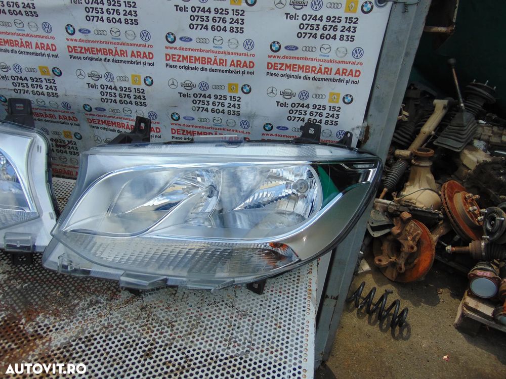 Far Mercedes Sprinter W907 faruri stanga dreapta impecabile volan stanga - 2