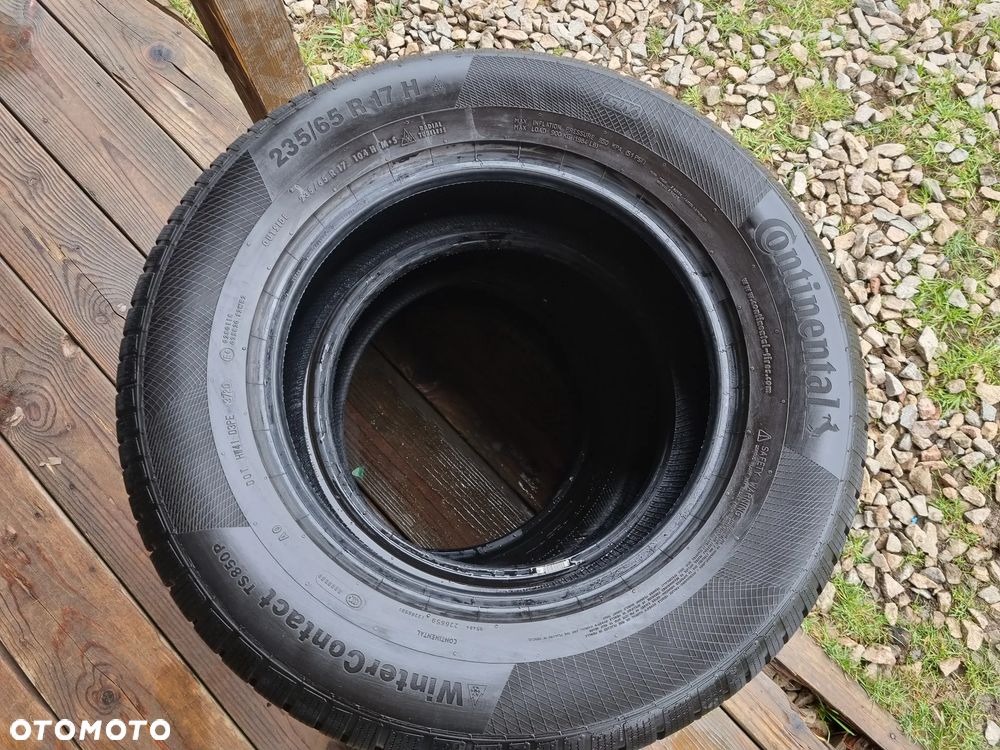 OPONY continental wintercontact ts850P SUV 235/65r17 2020/19 8/6mm bdb stan - 11