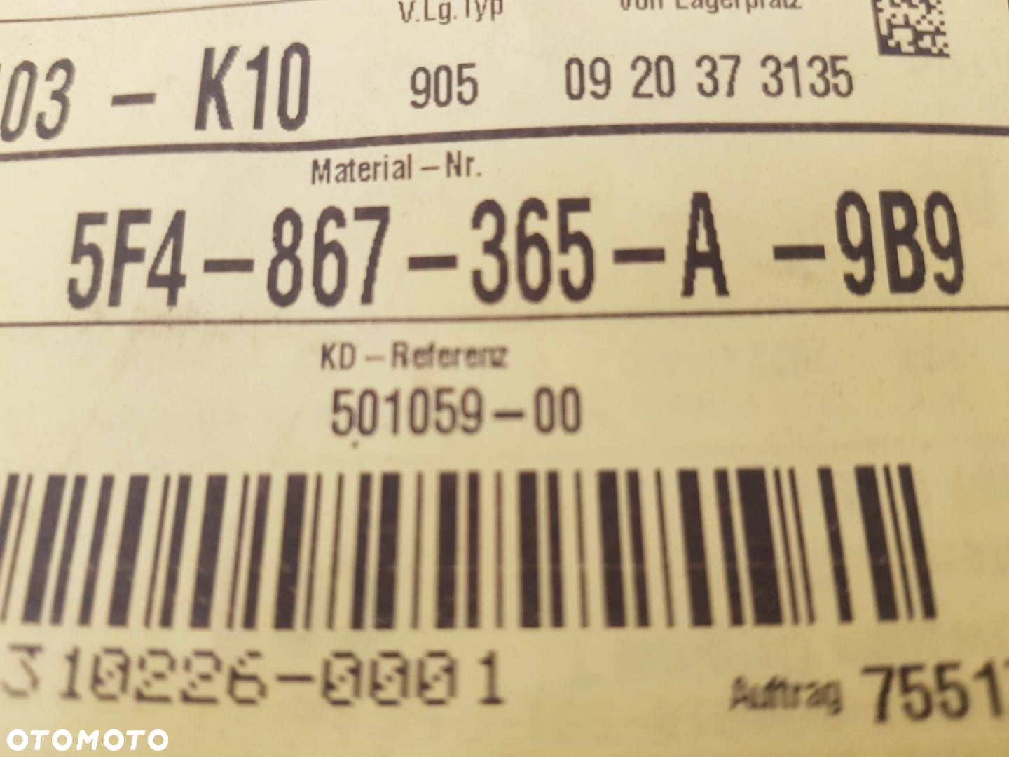 SEAT LEON 4 IV NOWA USZCZELKA DRZWI LEWY PRZÓD LEWA PRZEDNIA 5F4867365A - 2