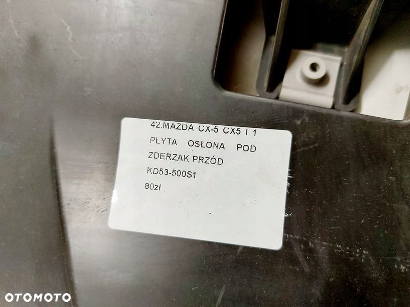 mazda cx5 cx-5 osłona pod zderzak przód przedni kd53-500s1 - 5