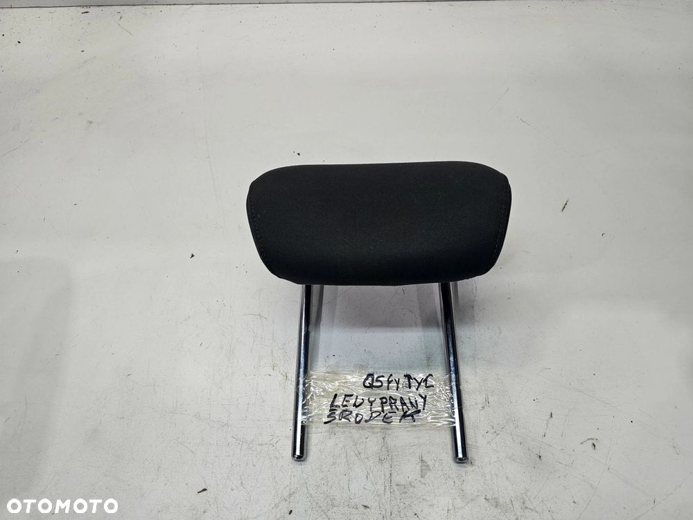 ZAGŁÓWEK FOTELA LEWY PRAWY ŚRODKOWY TYŁ AUDI Q5 FY WELUR 80A - 1