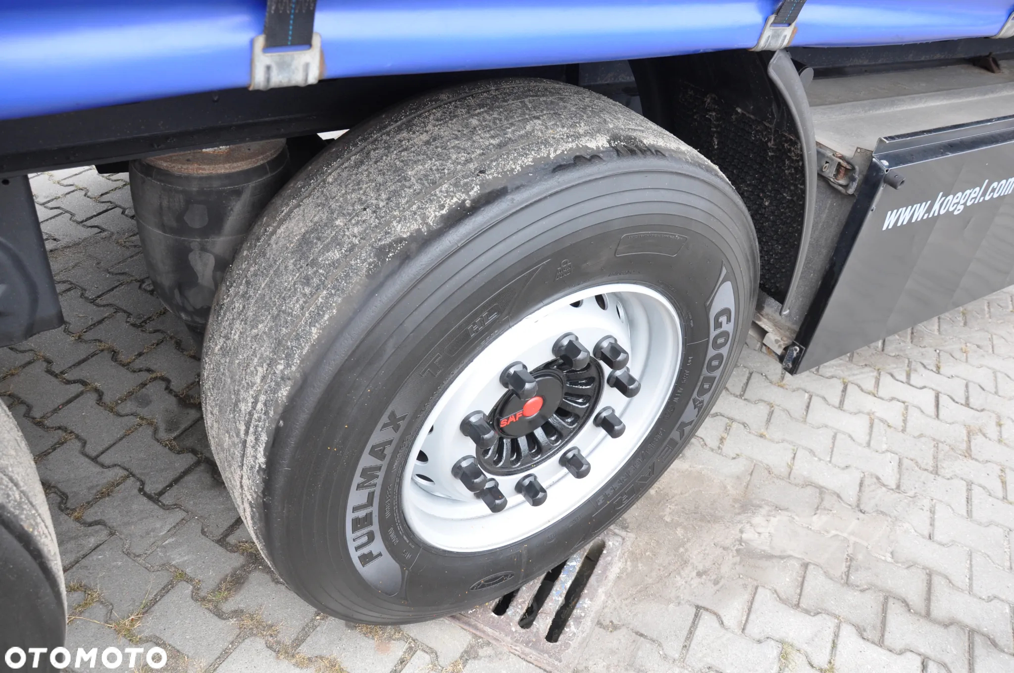 Kögel STANDARD LIGHT 5 720 kg SAF PODNOSZONA OŚ PODNOSZONY DACH KOSZ NA EP - 12
