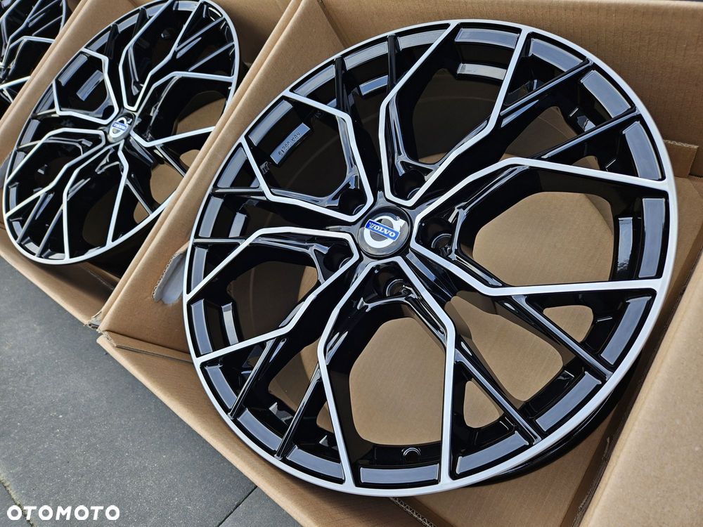 VOLVO 18 Nowe 5x108 S60 V60 S90 V90 S80 V70 XC60 XC40 V40 Felgi Czarne - 8