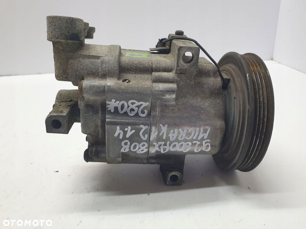 KOMPRESOR KLIMATYZACJI NISSAN MICRA K12 92600AX808 - 2