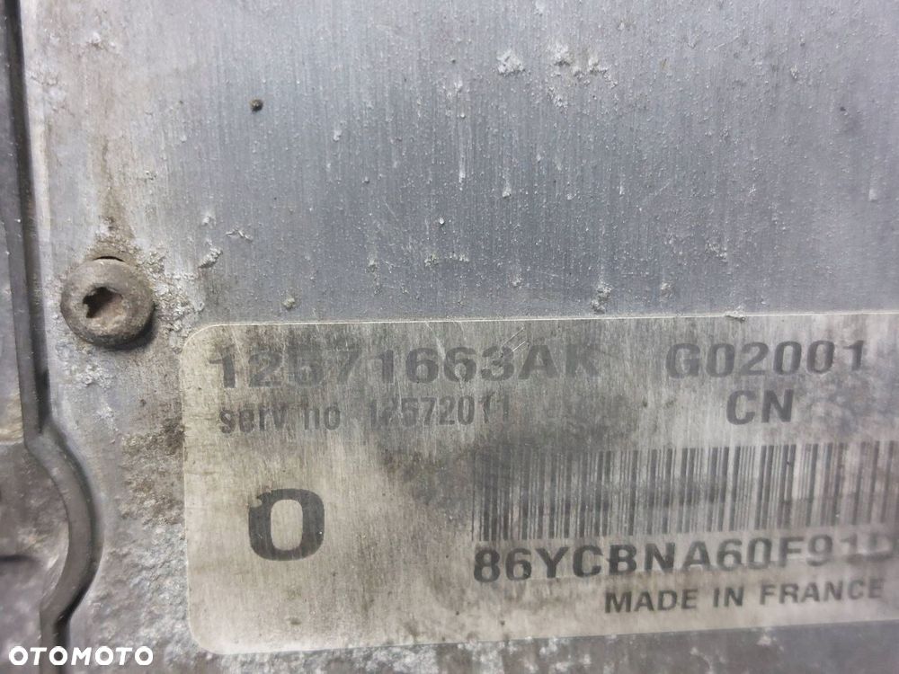 ZESTAW STARTOWY OPEL VECTRA C 12571663AK 12572011 13112784XR 09226554BZ - 3