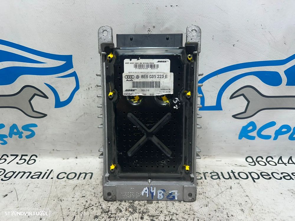 .Módulo Radio Eletronico Amplificador HI-FI Bose Original VAG Audi A4 B7 8E5035223E 2005 - 2008 - 5