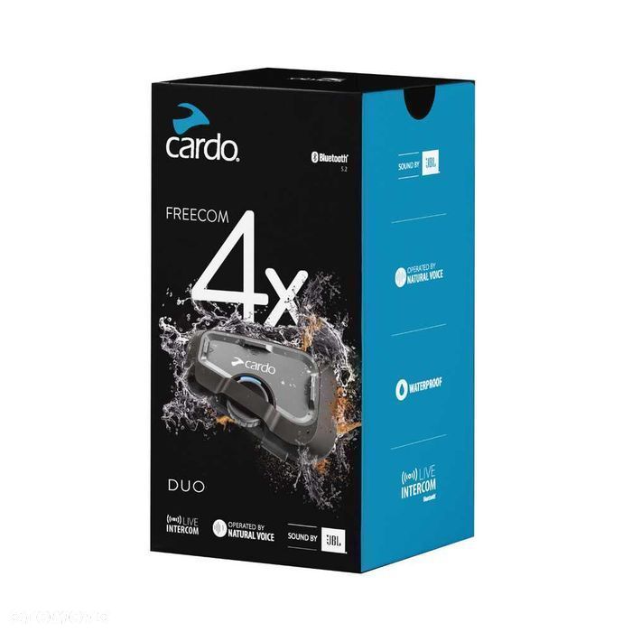 interkom CARDO FREECOM 4X SINGLE zestaw na jeden kask