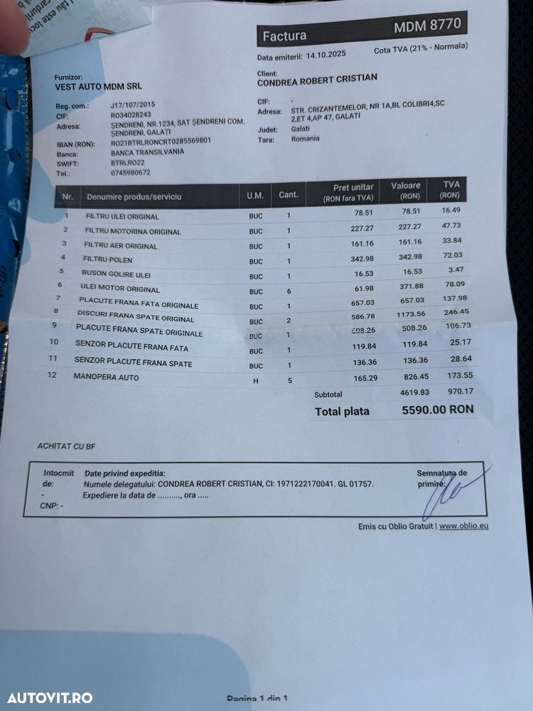 BMW Seria 5 520d Aut. M Sport Edition - 20