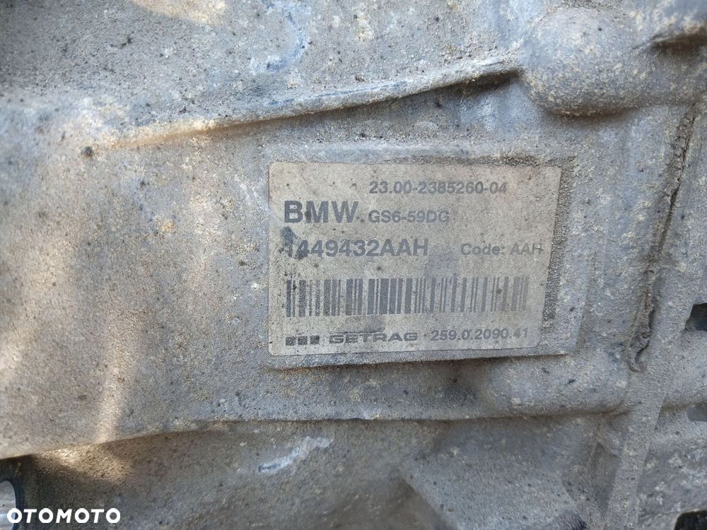 SKRZYNIA BIEGÓW BMW 2 F46 GRAN TOURER (2014-2018) 1.5 D 116KM GS6-59DG - 2