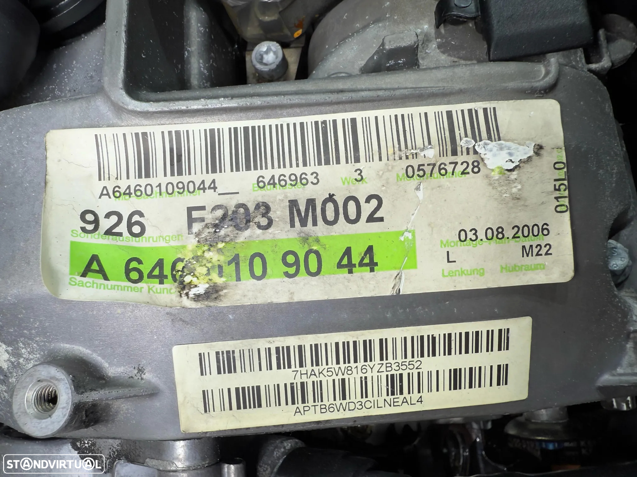 Motor Mercedes Benz W203 C200/C220 2.2 Cdi Ref: 646963 - 5