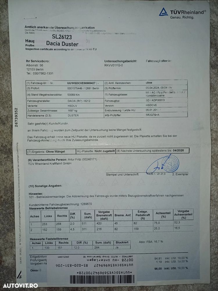 Dacia Duster SCe 115 2WD Prestige - 15