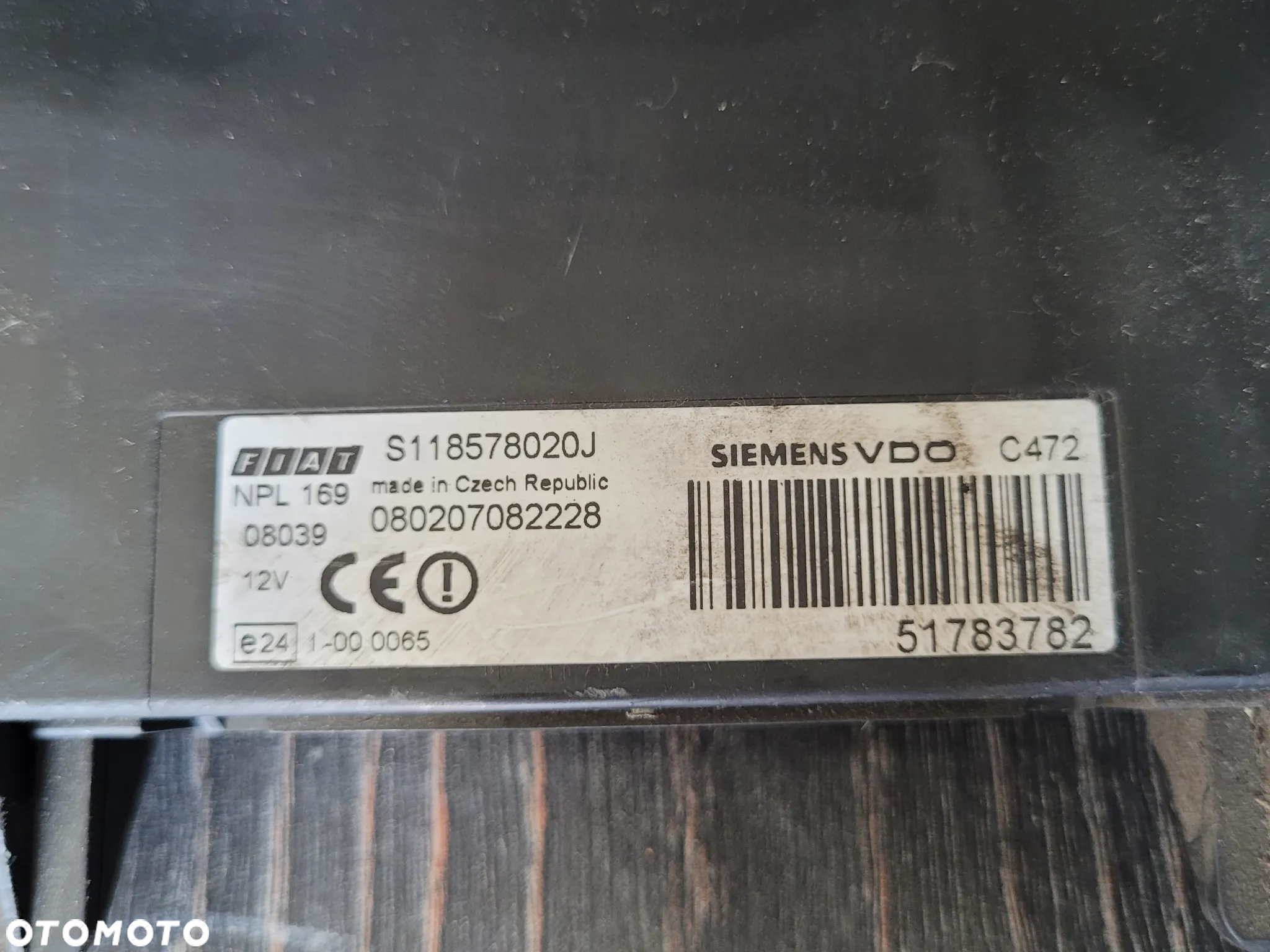 Fiat Panda II 1.3 D Skrzynka Bezpieczników Moduł BSI 51783782 - 4