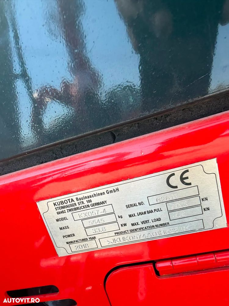 Kubota KX 057 -4  Excavator pe senile - 7