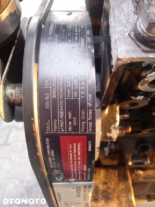 Silnik Cummins 8.3 6TAA-830 Doosan 400 New Holland Kobelco 330 Engine Motor - 15