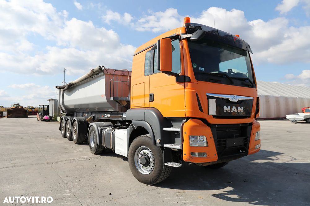 MAN TGS 18.480 4x4 + Semiremorcă Carnehl CHKS/AH Aluminiu - 1
