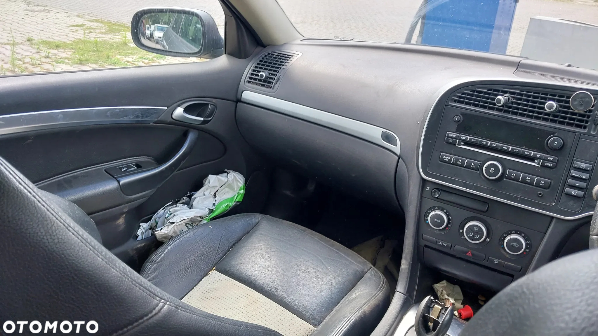 Saab 9-3 93 II Lift FL pakiet Aero Vector Sport silnik 1.9 CDTI 150 KM skrzynia automat drzwi maska zderzak klapa lakier 303 przewody sprężarka panel klimatyzacji NA CZĘŚCI - 12
