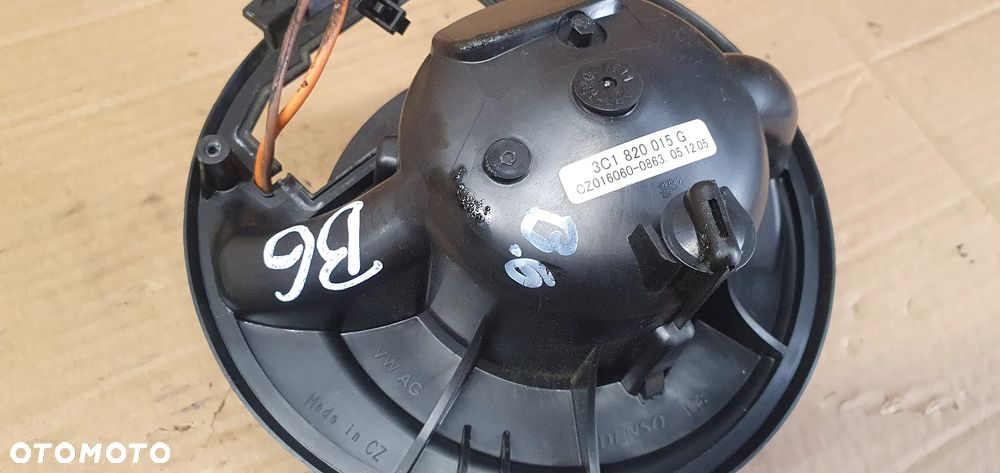 Wentylator silnik dmuchawy nagrzewnicy VW Passat B6 3C1820015G - 6