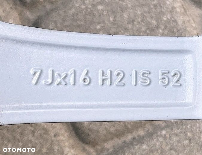 ALUFELGI 16 FELGI ALUMINIOWE ALUSY VW SKODA SEAT AUDI MERCEDES BMW 5x112 ET52 7Jx16H2 R16 - 7
