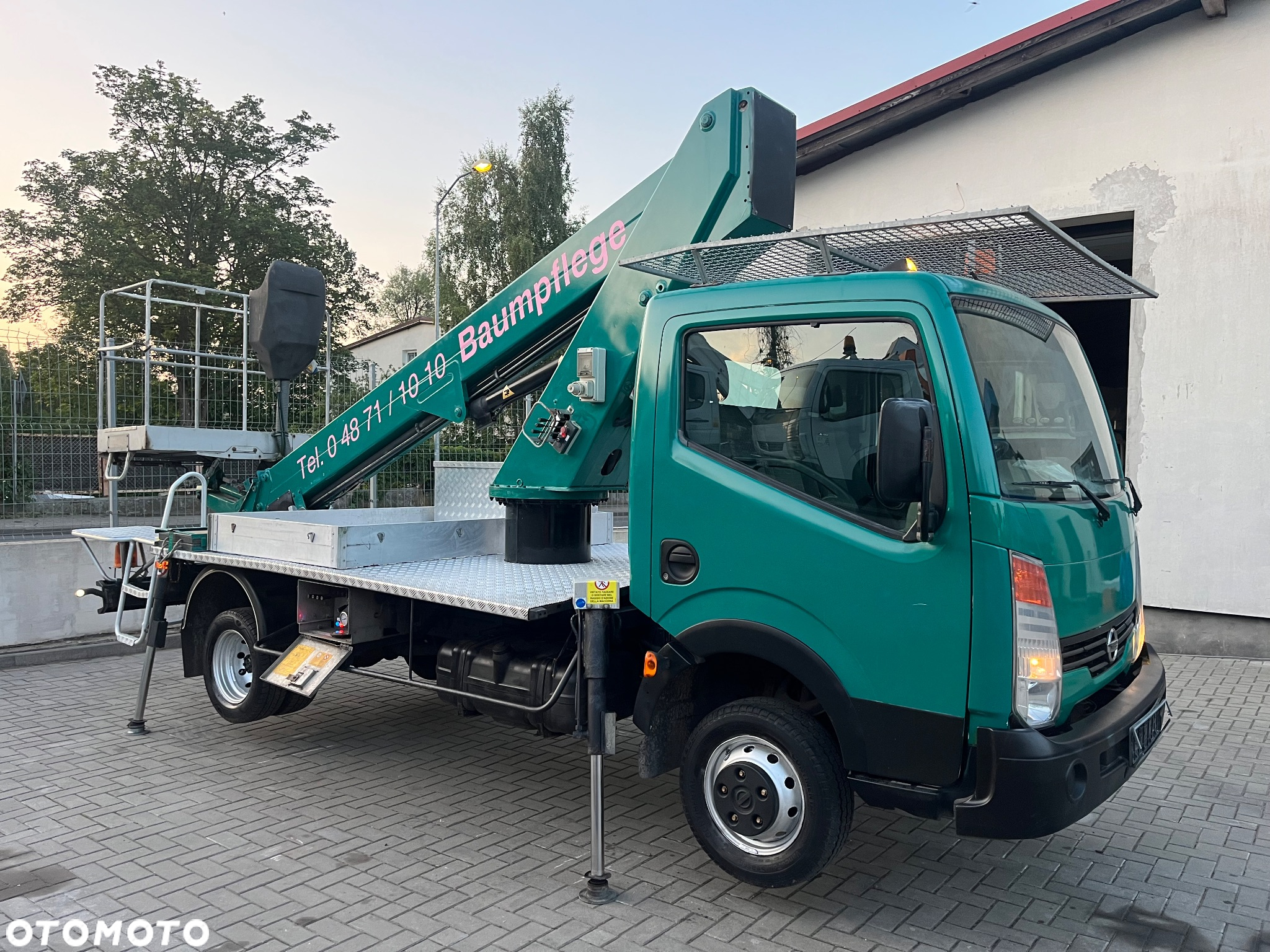 Nissan Podnośnik Koszowy GSR 179 Pełna Hydraulika Góra dół Zwyżka Kosz Izolowany! Jak Ruthmann Wumag Multitel - 6