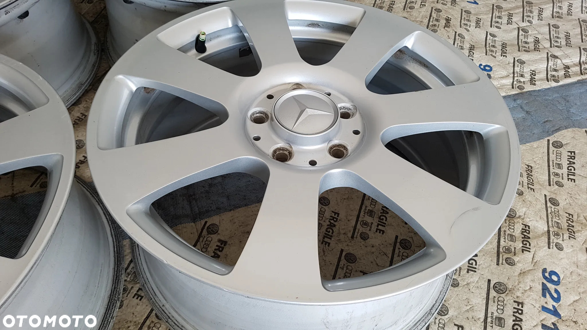 FELGI ALU ORYGINAŁ MERCEDES S Klasa 5X112 7,5JX17 ET47,5 - 8
