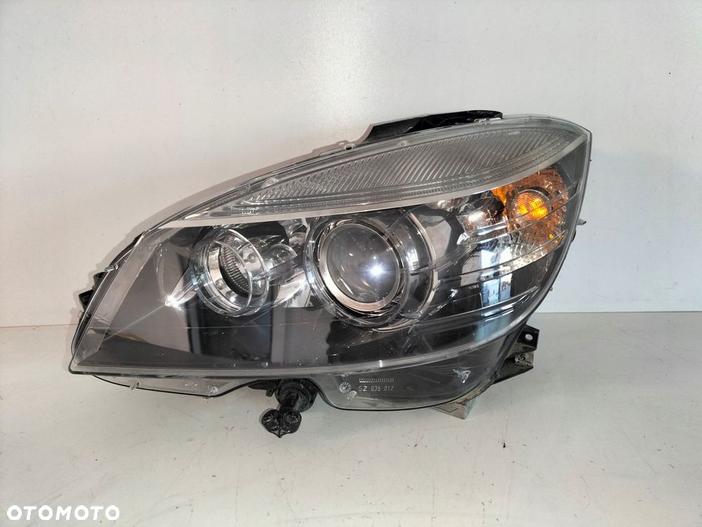 lampa przednia reflektor lewa mercedes clc cl203 07-11 c klasa w204 bixenon - 1