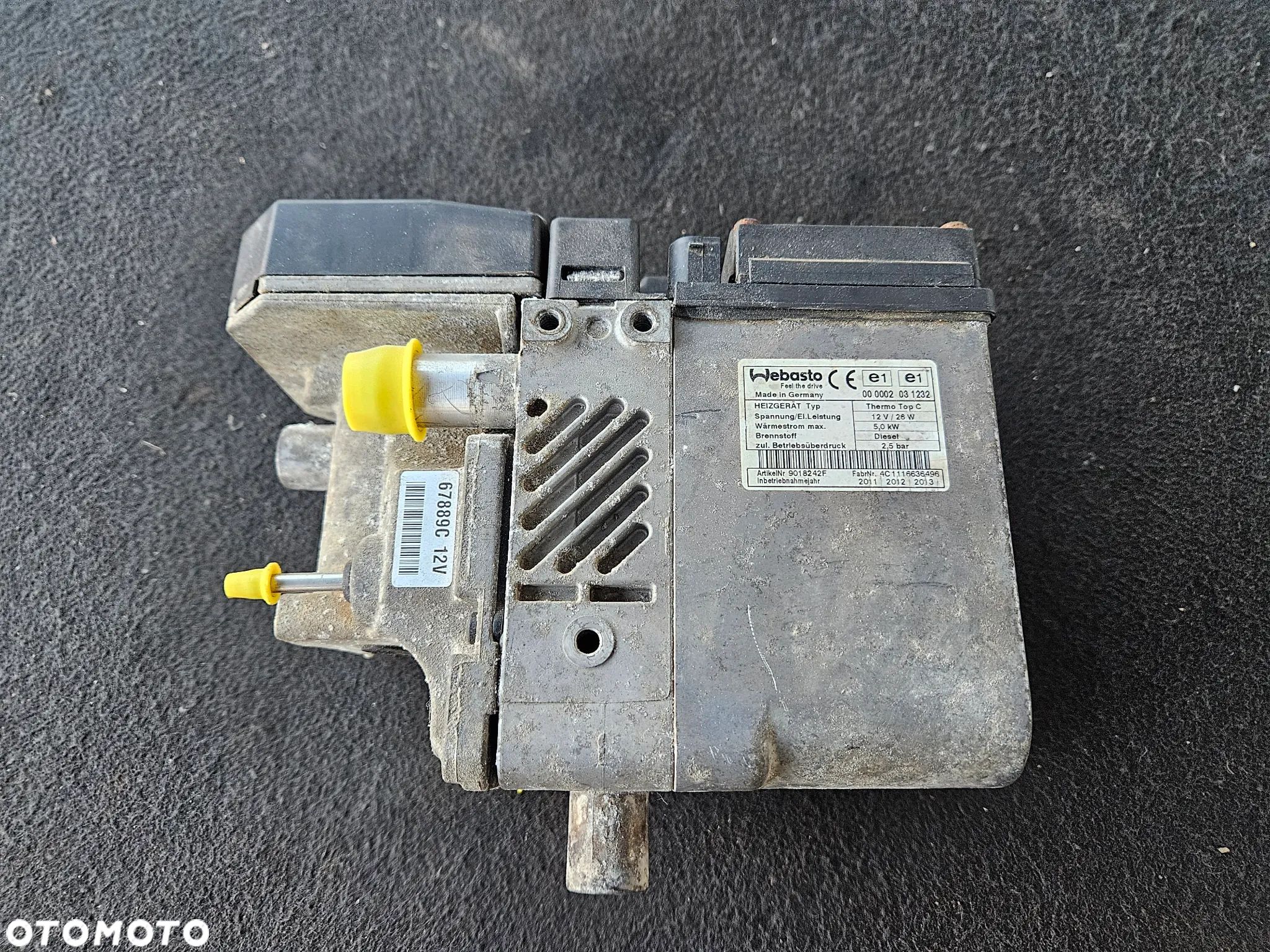 Webasto 7e0815071b ogrzewanie postojowe VW T5 Lift - 1