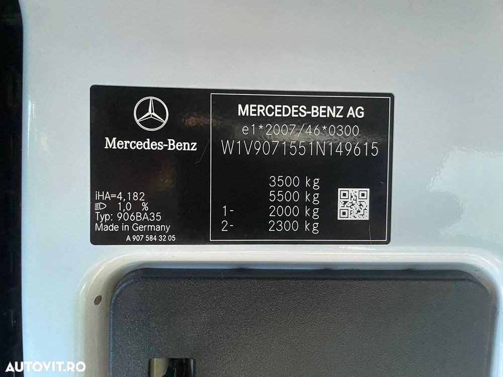 Mercedes-Benz Sprinter 516 CDI Prelata 5 m 10 EUROPALETI - 37