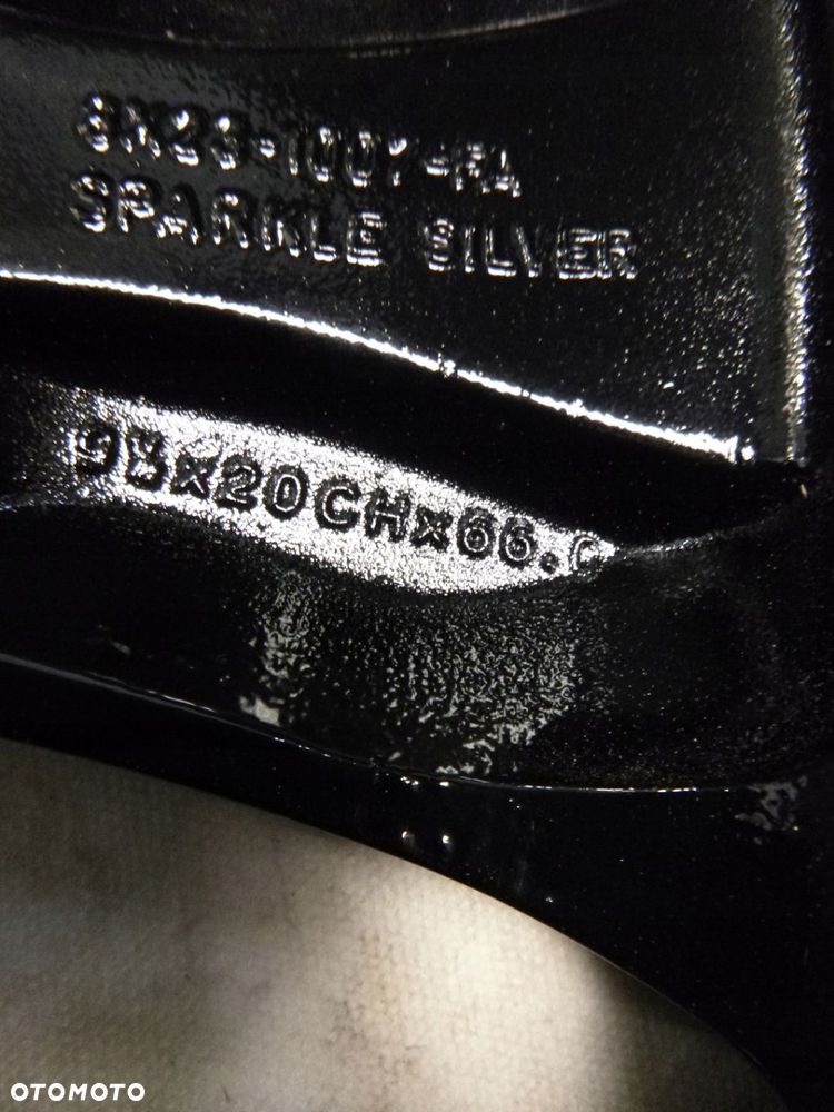 JAGUAR XF XFR XJ XK XKR 9,5X20 8,5X20 ORYGINALNE FELGI ALUMINIOWE R20 ET66 ET49 5x108 SUPERCHARGED DEKIELKI KOMPLET ORYGINAŁ - 13