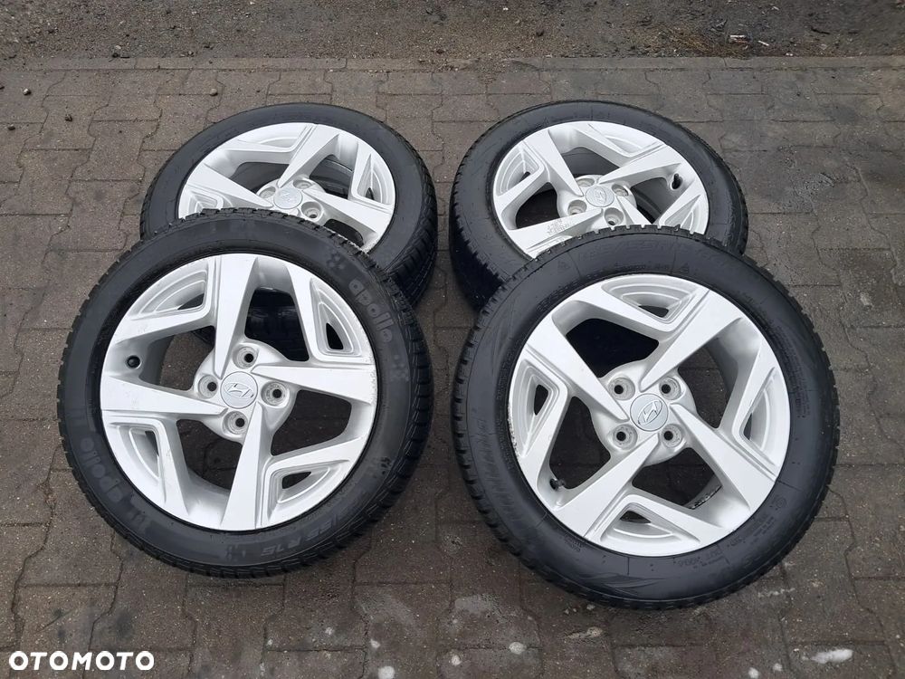 KOMPLET KÓŁ KOŁO FELGA HYUNDAI I10 III 15 185/55 15 - 1