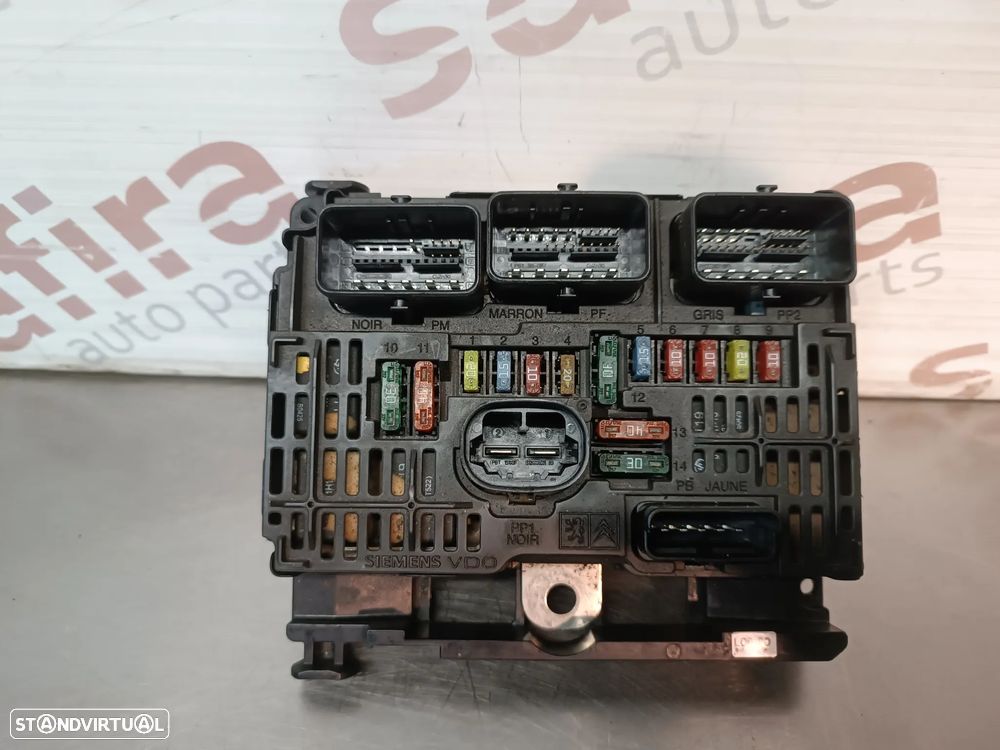 CAIXA DE FUSIVEIS BMS L06 CITROEN C4 / C5 REF. 9656086580 - 1